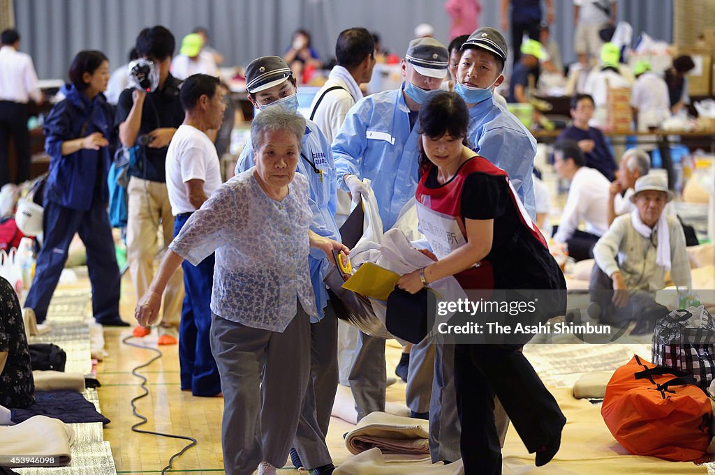 Rescue Work Continues At Hiroshima Landslide Site