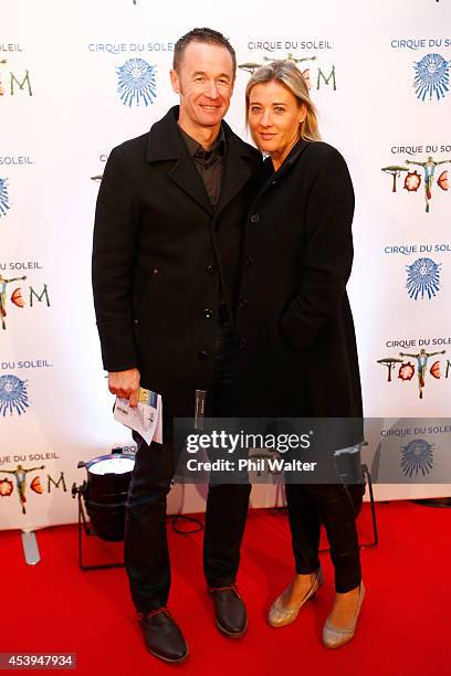 Greg Murphy attends the opening night of TOTEM from Cirque Du Soleil at Alexandra Park on August 22, 2014 in Auckland, New Zealand.