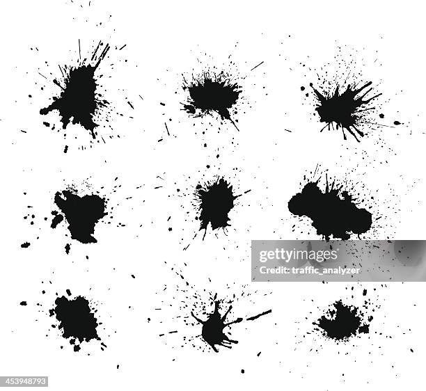 Black Paint Splash High-Res Vector Graphic - Getty Images