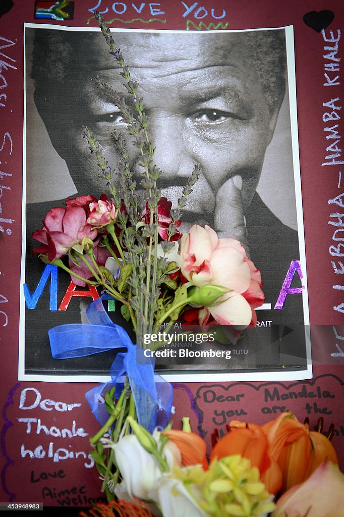 Tributes And Reaction To Death Of South Africa's First Black President Nelson Mandela