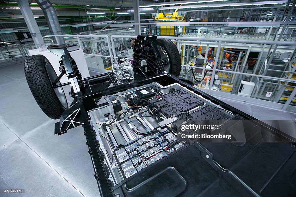 Electric Automobile Lithium-ion Battery Production At  Bayerische Motoren Werke AG Plant