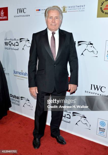 Martin Sheen attends the Opening Night Gala of the 10th Annual Dubai International Film Festival held at the Madinat Jumeriah Complex on December 6,...