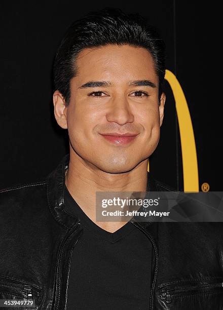 Personality Mario Lopez attends NYLON + McDonald's Dec/Jan issue launch party, hosted by cover star Demi Lovato at Quixote Studios on December 5,...