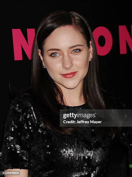 Actress Haley Ramm attends NYLON + McDonald's Dec/Jan issue launch party, hosted by cover star Demi Lovato at Quixote Studios on December 5, 2013 in...