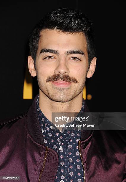 Singer/musician Joe Jonas attends NYLON + McDonald's Dec/Jan issue launch party, hosted by cover star Demi Lovato at Quixote Studios on December 5,...