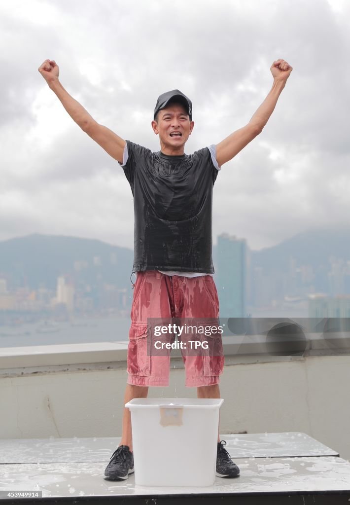 Andy Lau Takes Part In Ice Bucket Challenge