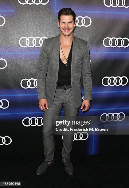 Dancer Gleb Savchenko attends Audi Celebrates Emmys' Week 2014 at Cecconi's Restaurant on August 21, 2014 in Los Angeles, California.