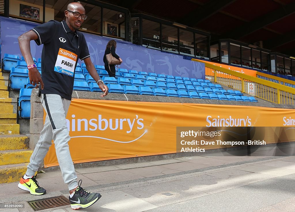 Sainsbury's Birmingham Grand Prix - GB Press Conference