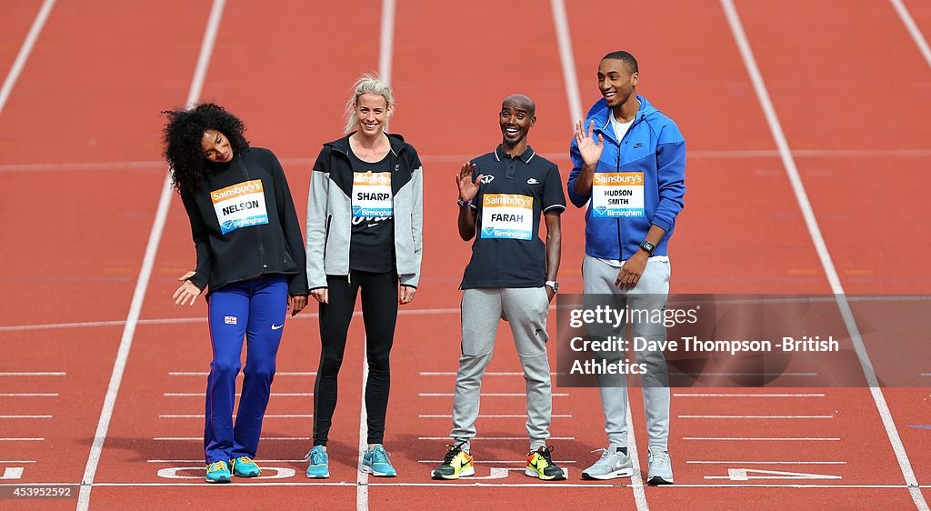 Sainsbury's Birmingham Grand Prix - GB Press Conference