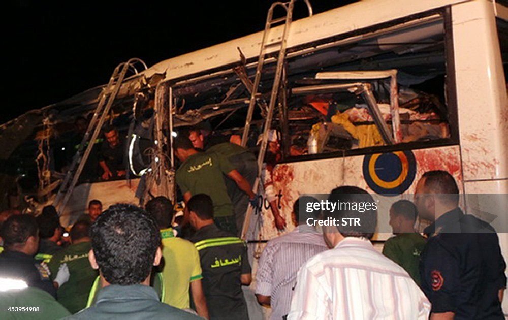 EGYPT-ROAD-ACCIDENT