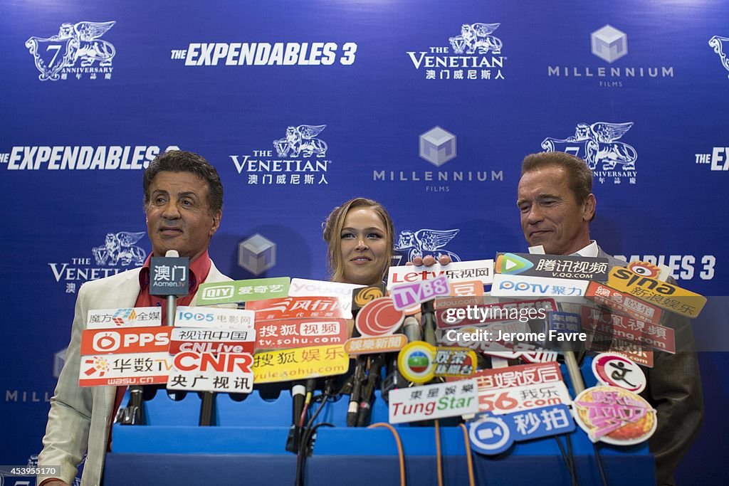 The Venetian Macao 7th Anniversary Event Welcomes Expendables 3 Cast