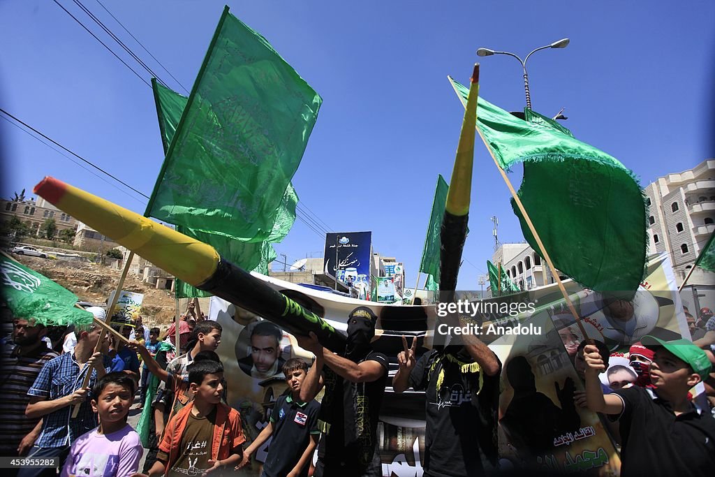 Solidarity demonstration for Gaza in West Bank