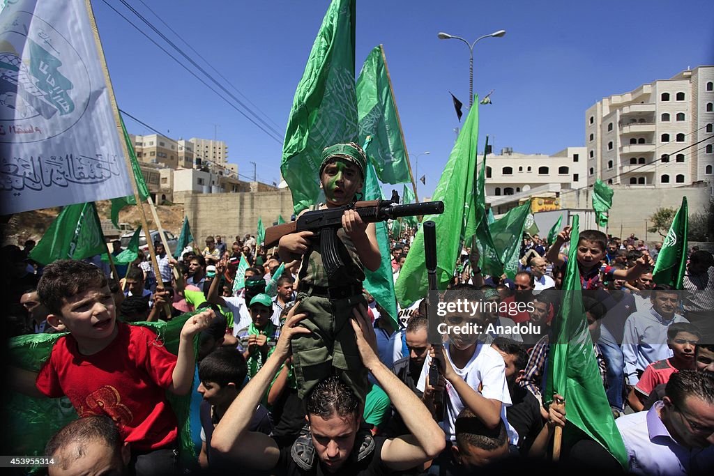 Solidarity demonstration for Gaza in West Bank