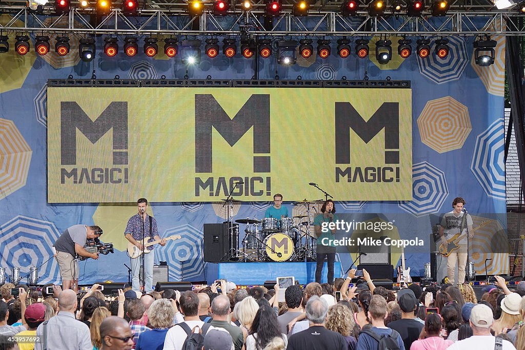 Magic! Performs On ABC's "Good Morning America"