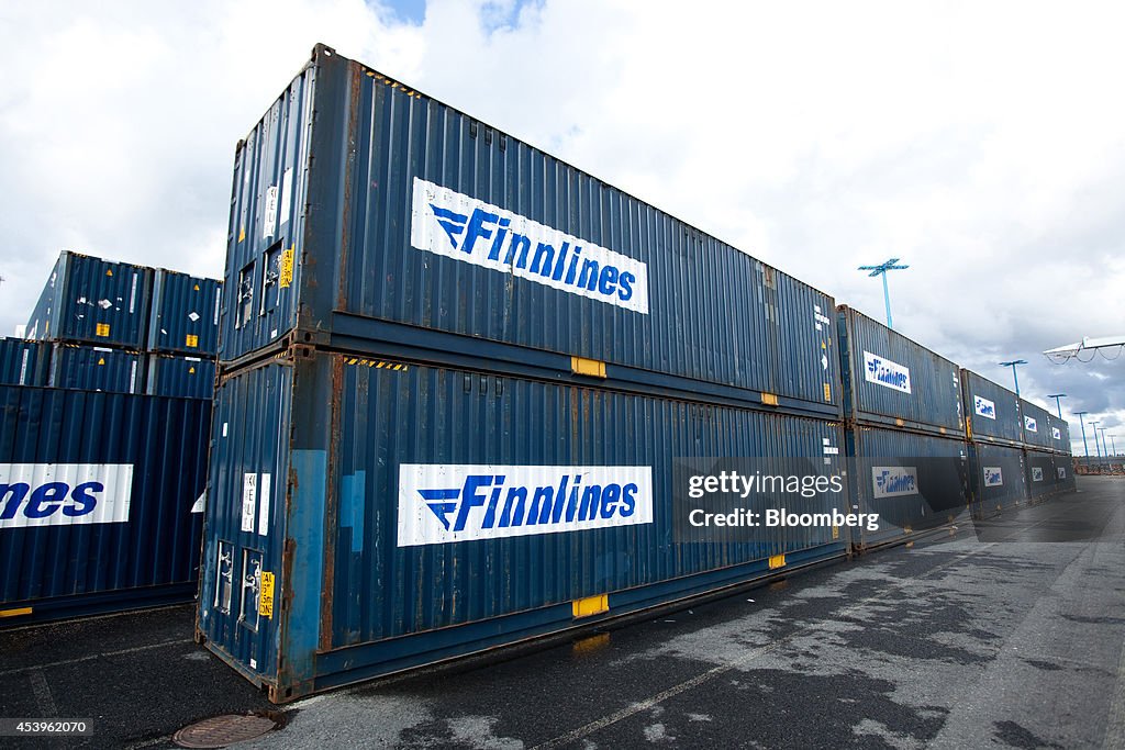 Finnlines Oyj Shipping Company At Vuosaari Port