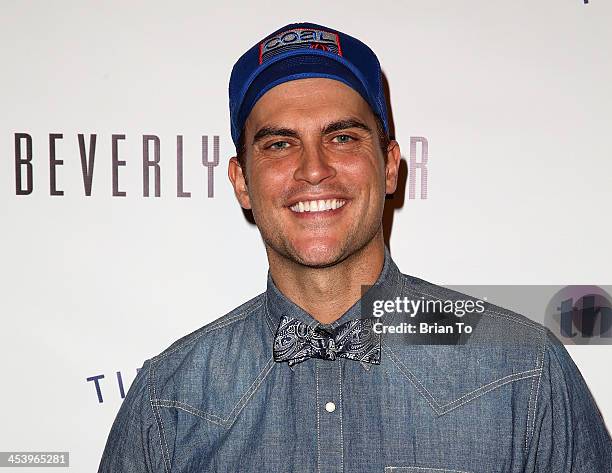 Actor Cheyenne Jackson attends Tie The Knot Pop-Up Store at The Beverly Center on December 5, 2013 in Los Angeles, California.