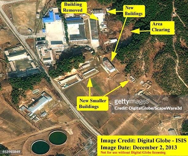 Analysis Digital Globe imagery showing continued construction work at a site located between the fuel fabrication complex and the Radiochemical...