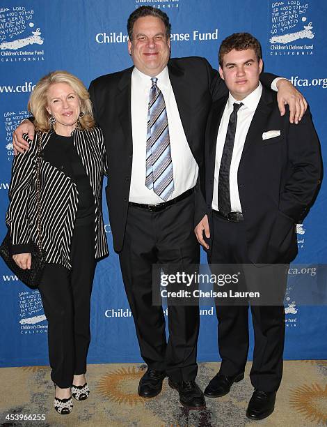 Marla Garlin, actor Jeff Garlin and James Garlin arrive at the Chidren's Defense Fund 23rd annual Beat The Odds Awards at Beverly Hills Hotel on...