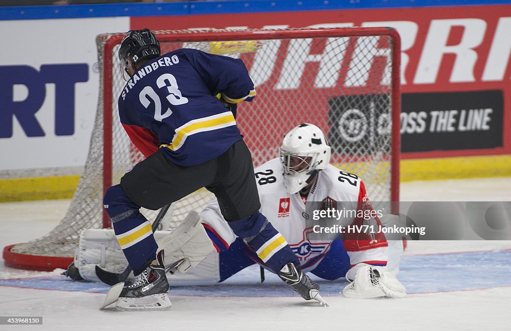 HV71 Jonkoping v Kloten Flyers - Champions Hockey League