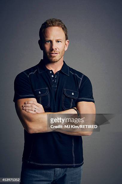 Ian Ziering poses for a portrait at the Getty Images Portrait Studio powered by Samsung Galaxy at Comic-Con International 2014 on July 24, 2014 in...