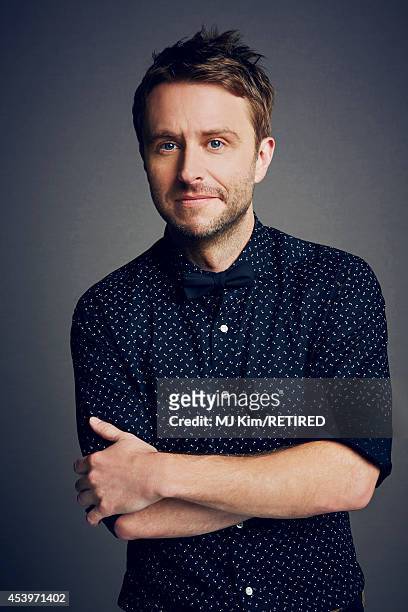 Chris Hardwick poses for a portrait at the Getty Images Portrait Studio powered by Samsung Galaxy at Comic-Con International 2014 on July 24, 2014 in...