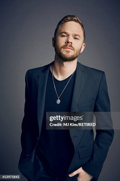 Shawn Ashmore poses for a portrait at the Getty Images Portrait Studio powered by Samsung Galaxy at Comic-Con International 2014 on July 24, 2014 in...