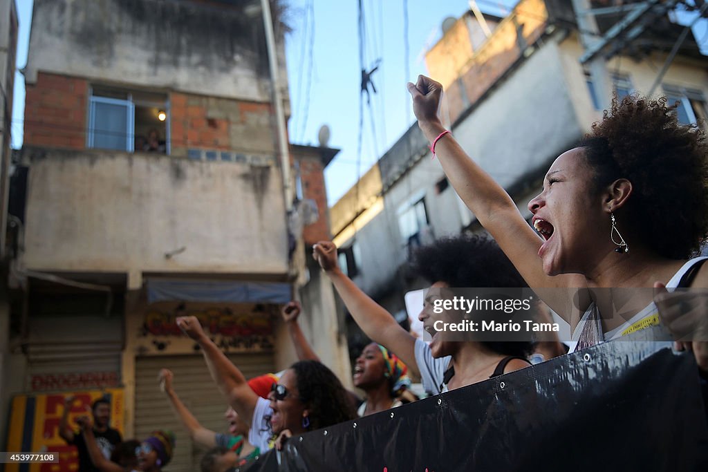 Activists And Community Members Demonstrate Against Police Killings