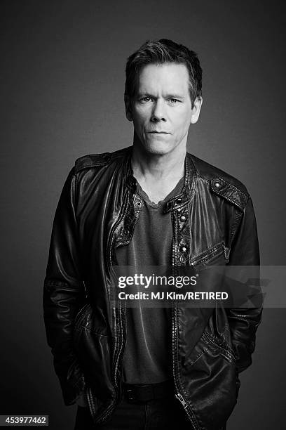 Kevin Bacon poses for a portrait at the Getty Images Portrait Studio powered by Samsung Galaxy at Comic-Con International 2014 on July 24, 2014 in...