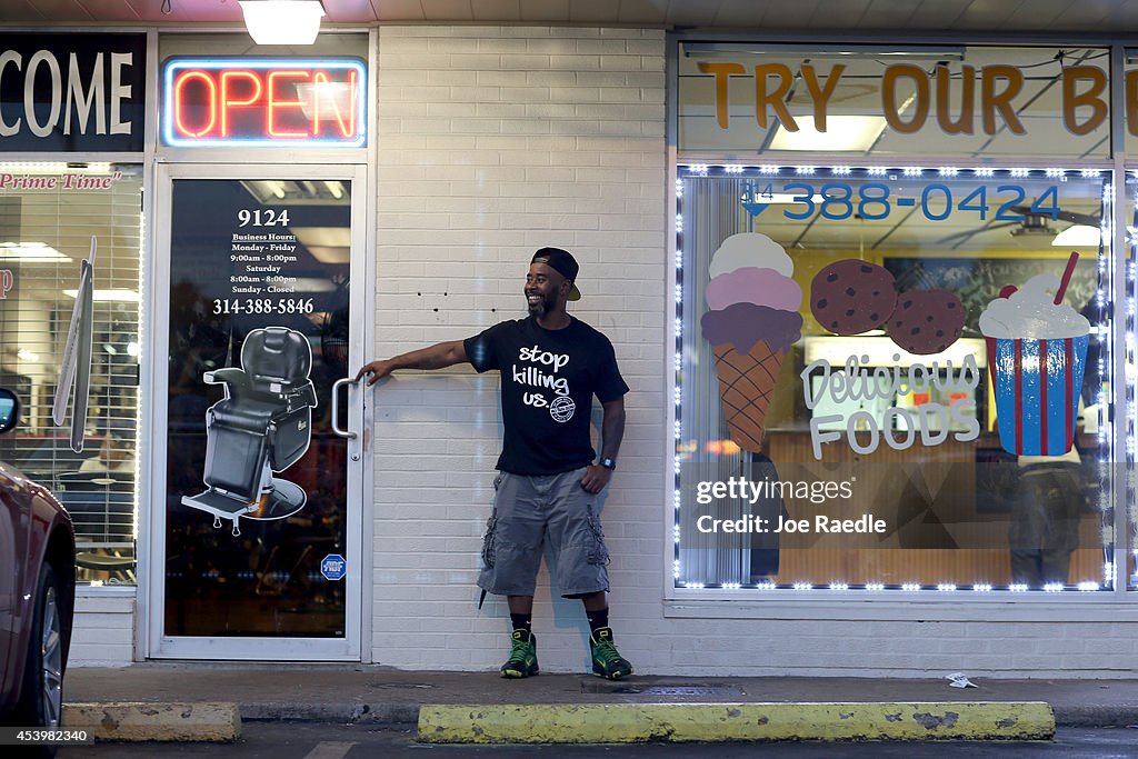 Ferguson Community Continues To Demonstrate Over Police Shooting Death Of Michael Brown