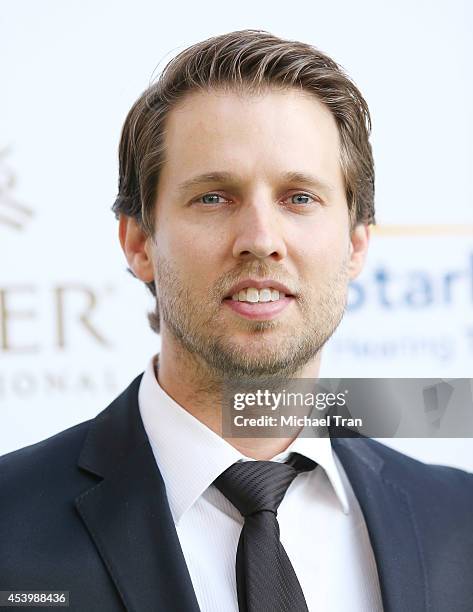 Jon Heder arrives at the Heifer International's 3rd Annual Beyond Hunger Gala held at Montage Beverly Hills on August 22, 2014 in Beverly Hills,...