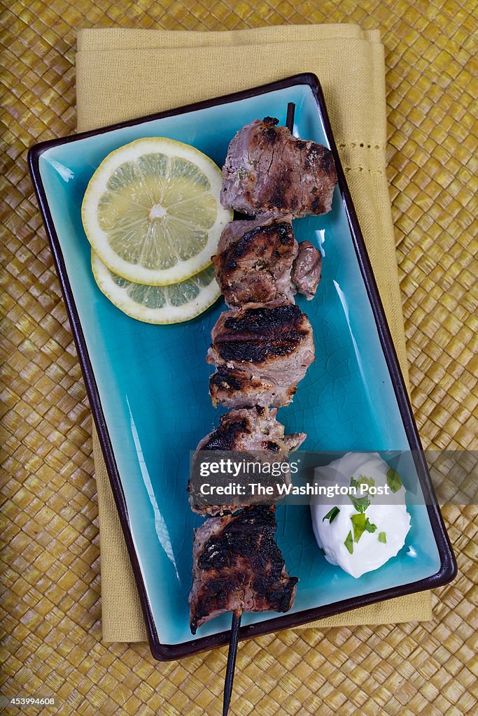 Grilled Yogurt Lamb Kebabs...