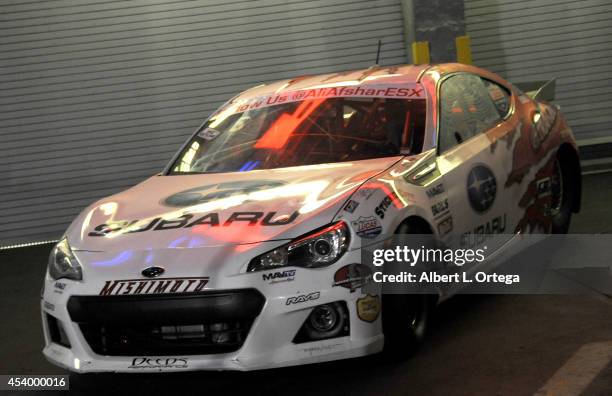 Atmosphere at the Special Outdoor Screening Of "Born To Race: Fast Track" held at Pep Boys on August 22, 2014 in Hollywood, California.