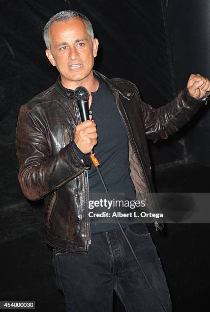 Producer Ali Afshar at the Special Outdoor Screening Of "Born To Race: Fast Track" held at Pep Boys on August 22, 2014 in Hollywood, California.