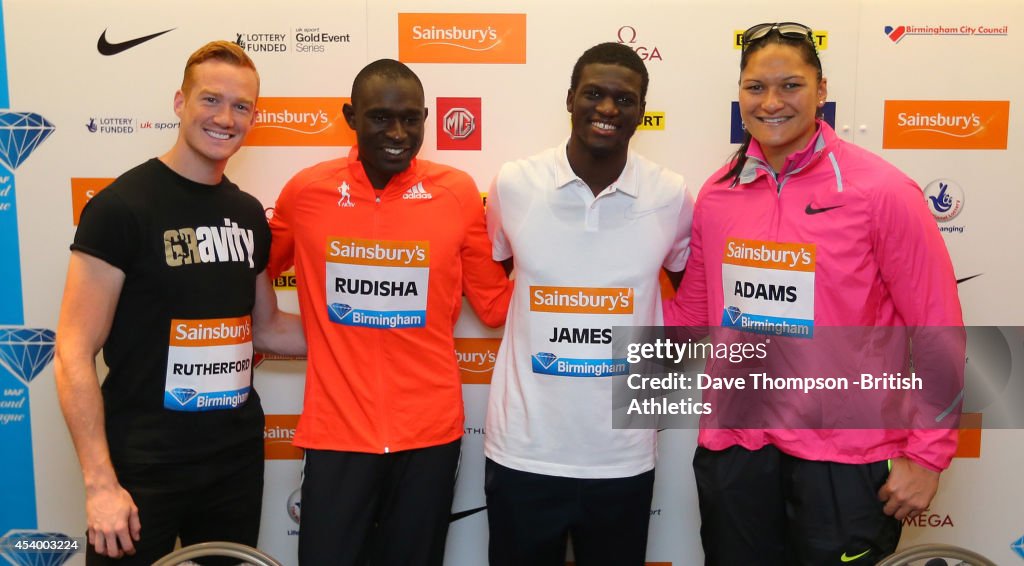 Sainsbury's Birmingham Grand Prix - GB Press Conference