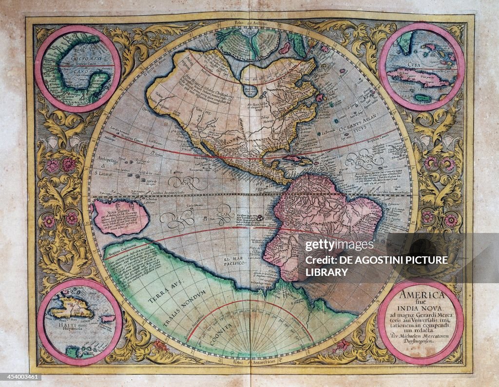 1564 Map World Map by Abraham Ortelius , 16th century. News Photo - Getty Images