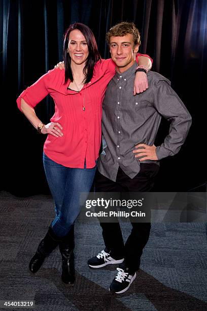 Sochi 2014 WIinter Games Olympic Broadcast Team Analysts Helen Upperton and Craig McMorris attend the Canadian Broadcast Corporation Winter 2014...