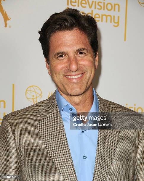 Producer Steven Levitan attends the Television Academy Producers Peer Group nominee reception for the 66th Emmy Awards at The London West Hollywood...