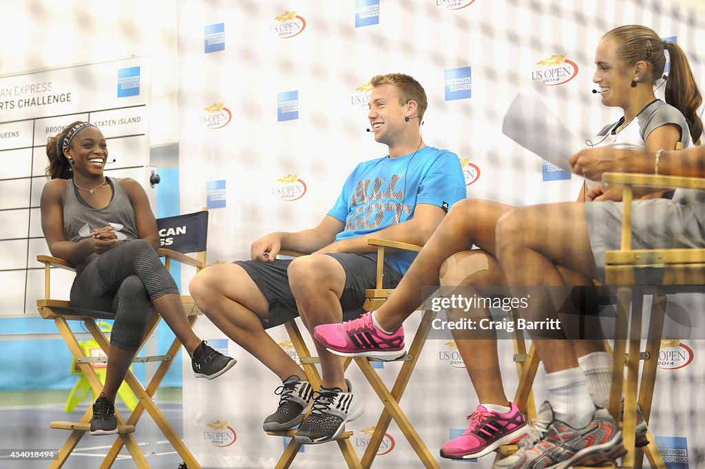 American Express And USTA US Open Fresh Courts Challenge With James Blake, Sloane Stephens, Jack Sock, And Monica Puig