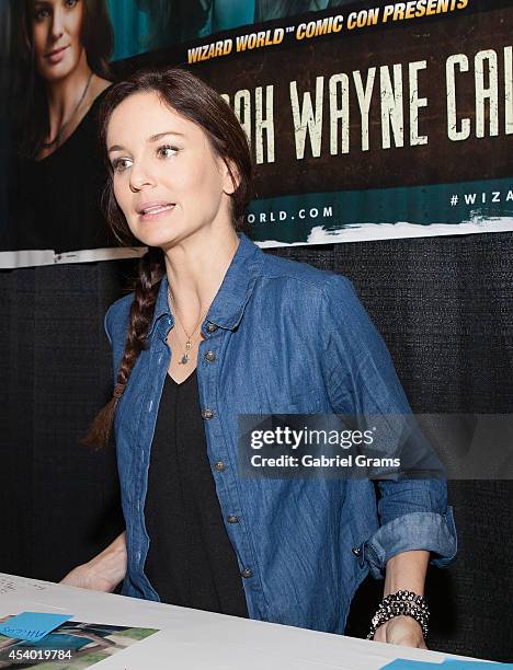 Sarah Wayne Callies attends Wizard World Chicago Comic Con 2014 at Donald E. Stephens Convention Center on August 23, 2014 in Chicago, Illinois.