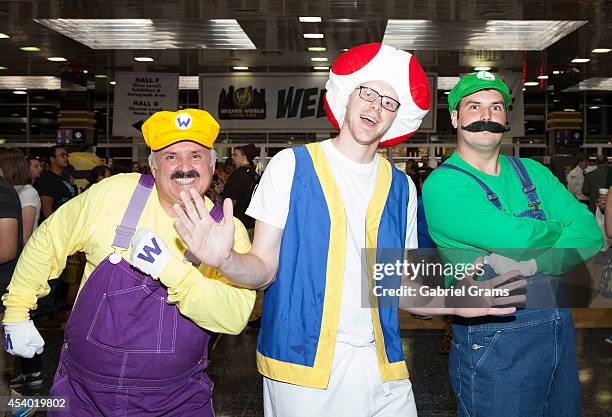 Cosplayers attend Wizard World Chicago Comic Con 2014 at Donald E. Stephens Convention Center on August 23, 2014 in Chicago, Illinois.