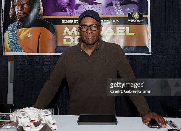 Michael Dorn attends Wizard World Chicago Comic Con 2014 at Donald E. Stephens Convention Center on August 23, 2014 in Chicago, Illinois.