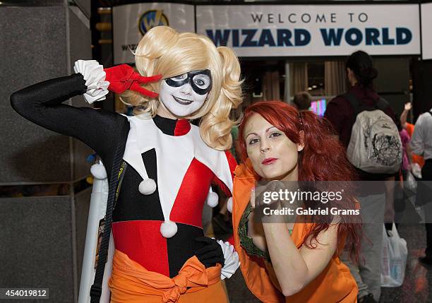 Cosplayers attend Wizard World Chicago Comic Con 2014 at Donald E. Stephens Convention Center on August 23, 2014 in Chicago, Illinois.