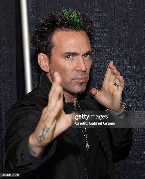 Jason David Frank attends Wizard World Chicago Comic Con 2014 at Donald E. Stephens Convention Center on August 23, 2014 in Chicago, Illinois.