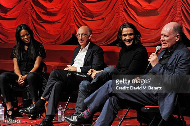 Actress Naomie Harris, producer David Thompson, director Justin Chadwick and screenwriter William Nicholson speak in a Q&A at a special screening of...