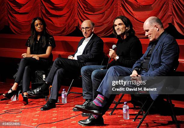 Actress Naomie Harris, producer David Thompson, director Justin Chadwick and screenwriter William Nicholson speak in a Q&A at a special screening of...