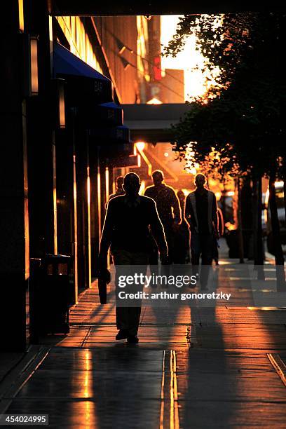 going to meet the sun - pedestrian walkway stock pictures, royalty-free photos & images