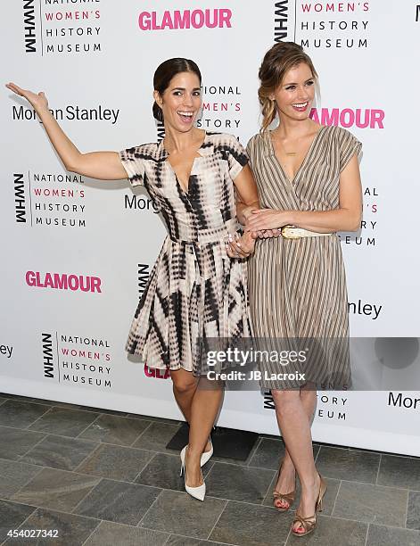 Brianna Brown and Ana Ortiz attend the 3rd Annual Women Making History Brunch presented by the National Women's History Museum and Glamour Magazine...