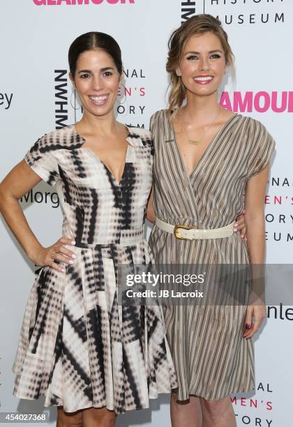 Brianna Brown and Ana Ortiz attend the 3rd Annual Women Making History Brunch presented by the National Women's History Museum and Glamour Magazine...