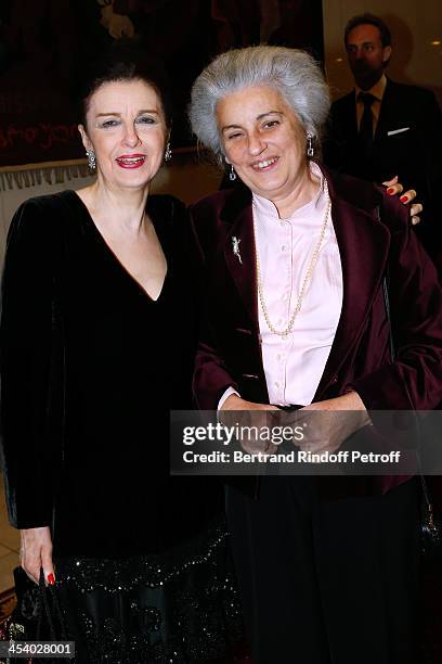 Nesrine Toussoun and Conservative Heritage Sylvie Patin attending the celebration of 26 Years of Russian French Friendship by the 'Association of the...