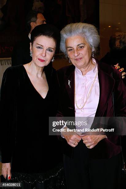 Nesrine Toussoun and Conservative Heritage Sylvie Patin attending the celebration of 26 Years of Russian French Friendship by the 'Association of the...